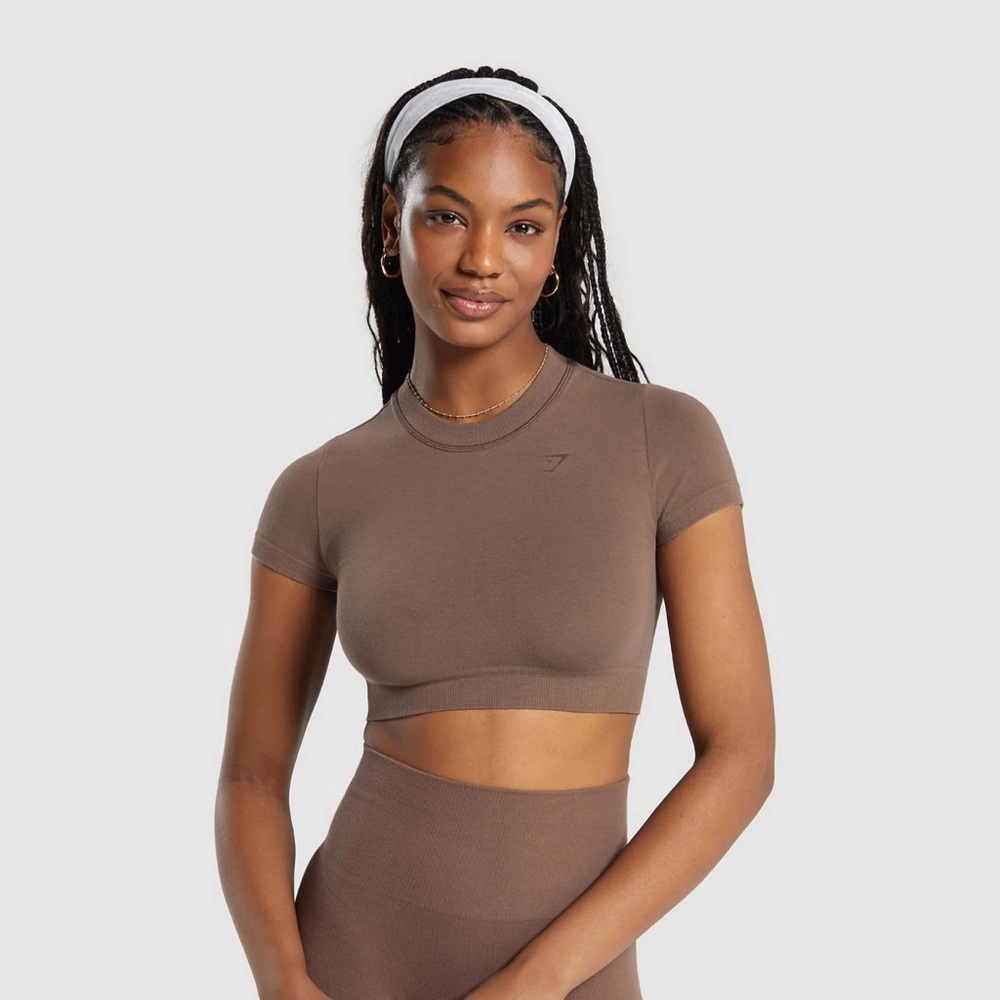 Gymshark Cotton Seamless Crop Top